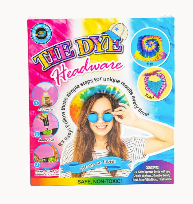 Makr Tie Dye Kit- Headwear Hat/Scarf/Scrunchie
