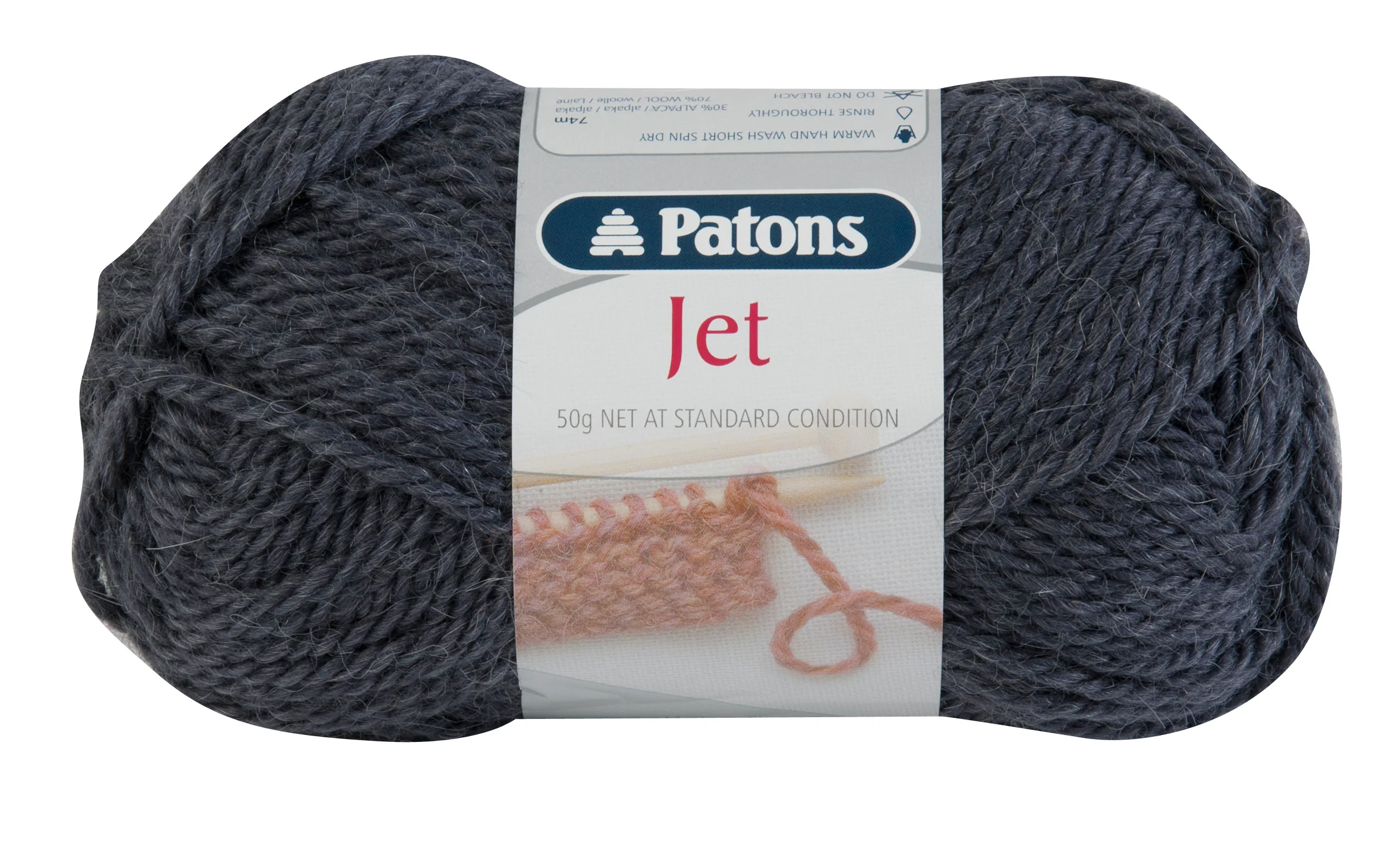 Patons Jet Yarn 12ply Crochet & Knitting Yarn, 50g Wool Alpaca Yarn