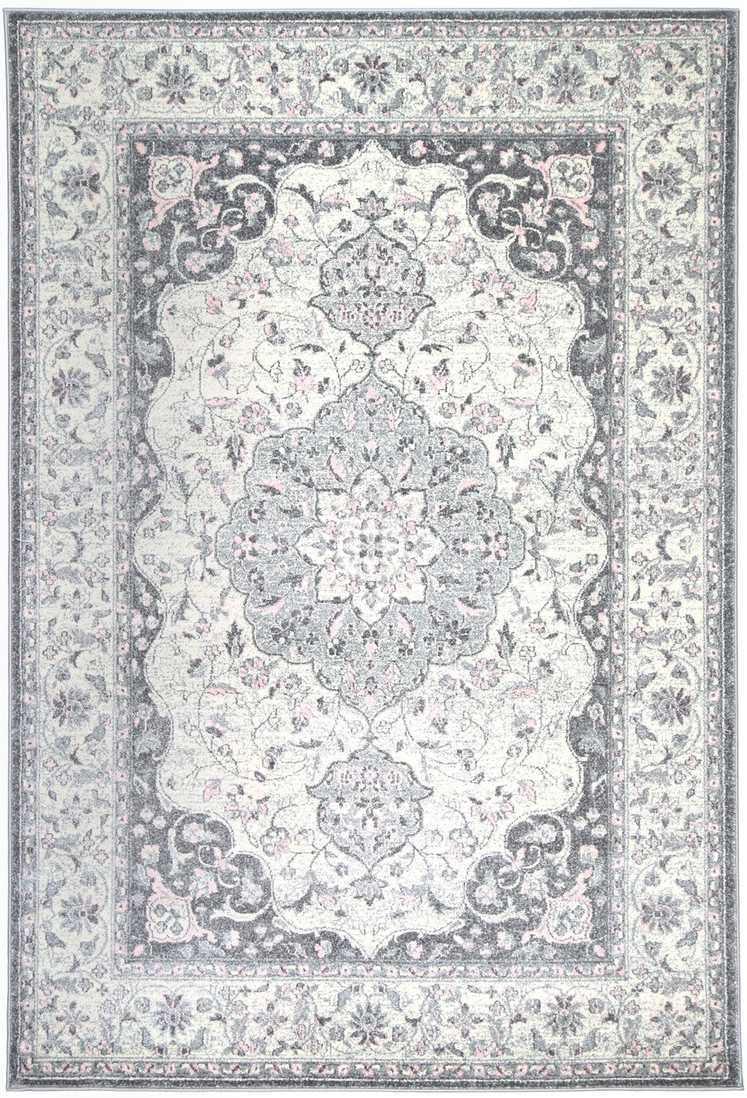 Exquisite Traditional Grey Rug
