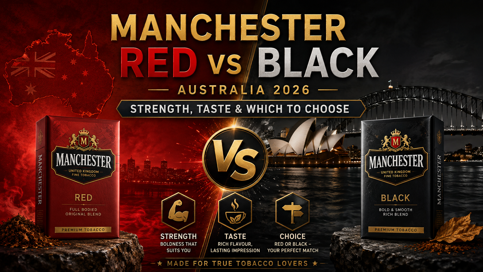 Manchester Red vs Black Australia: Strength, Taste & Which to Choose