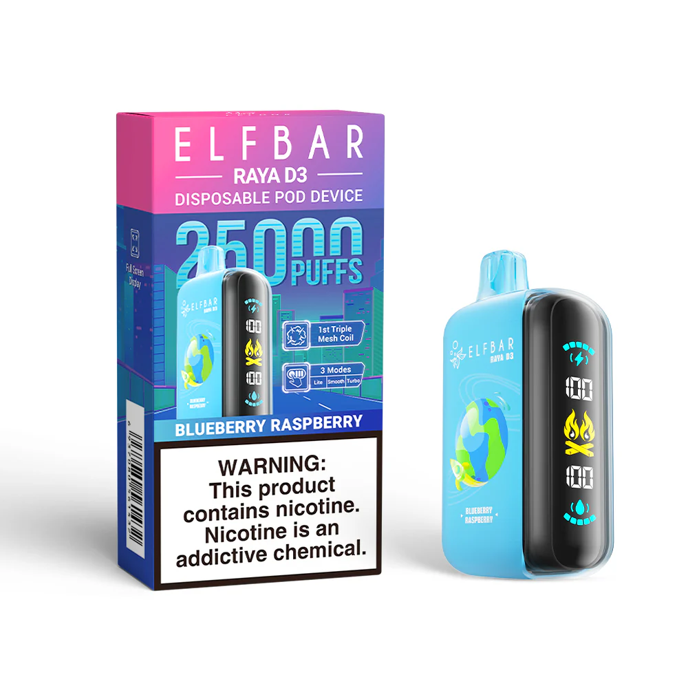 ELFBAR RAYA D3 wegwerpvape (alle smaken)