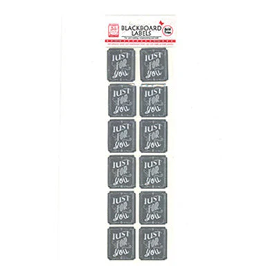 Stickers Chalkboard Stickers, Just For You- 12pk