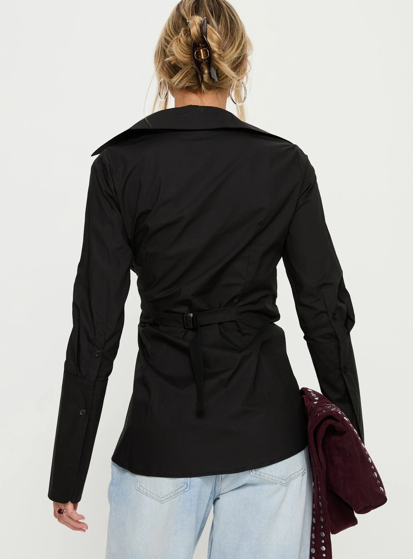 Nitsa Long Sleeve Shirt Black