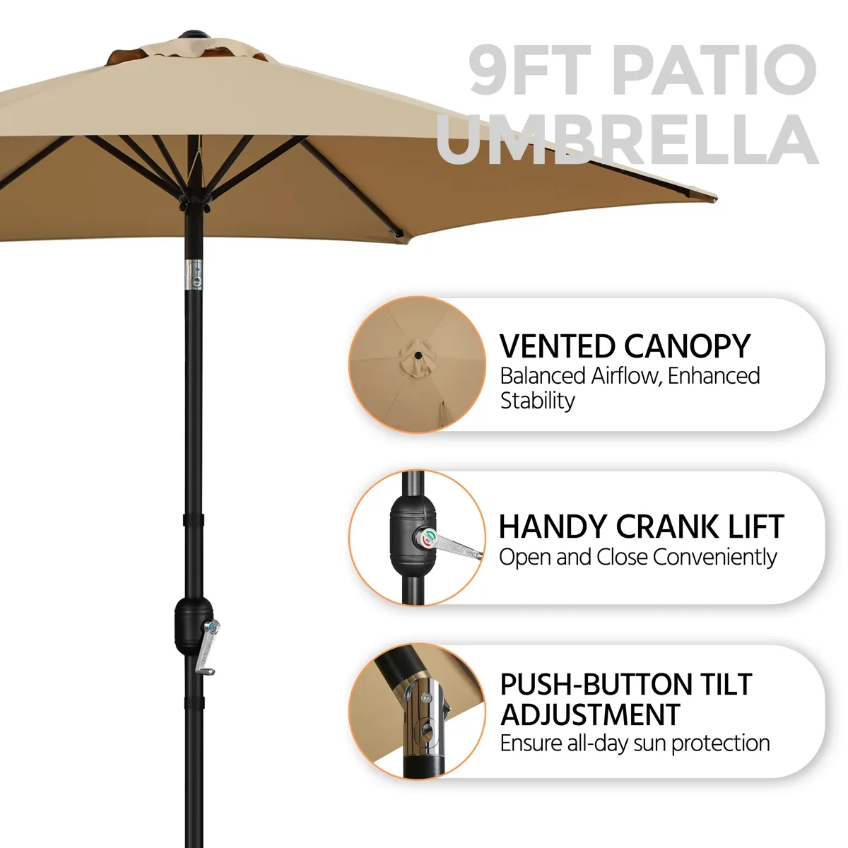 Patio umbrella scene