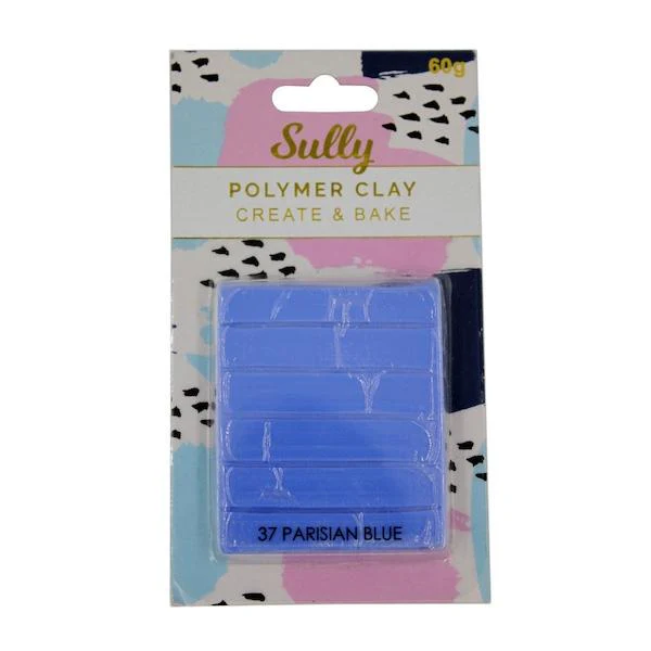 Sully Polymer Clay, Parisian Blue- 60g
