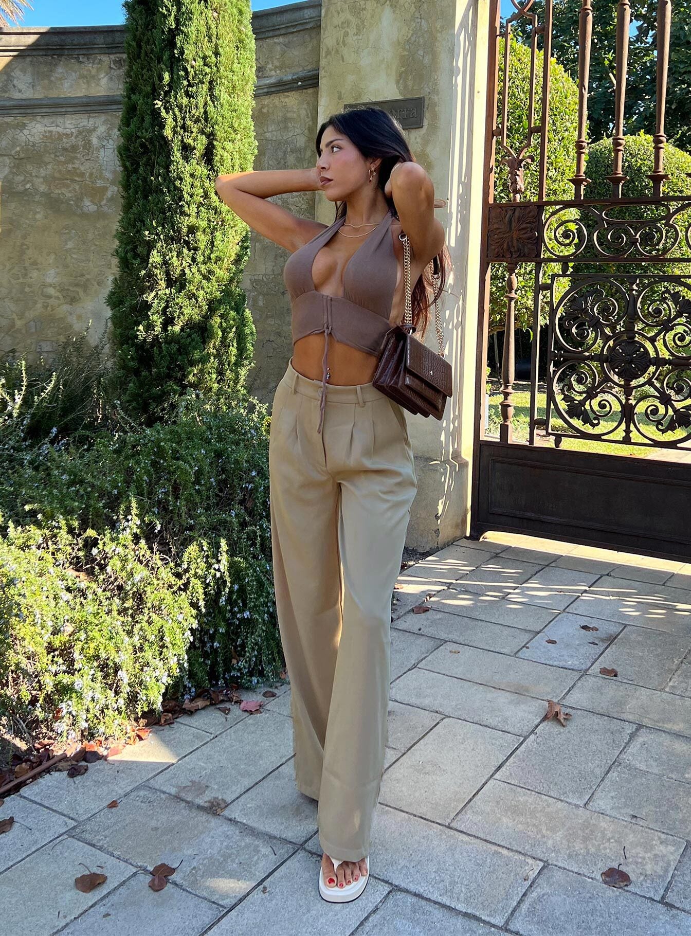 Archer Pants Taupe Tall