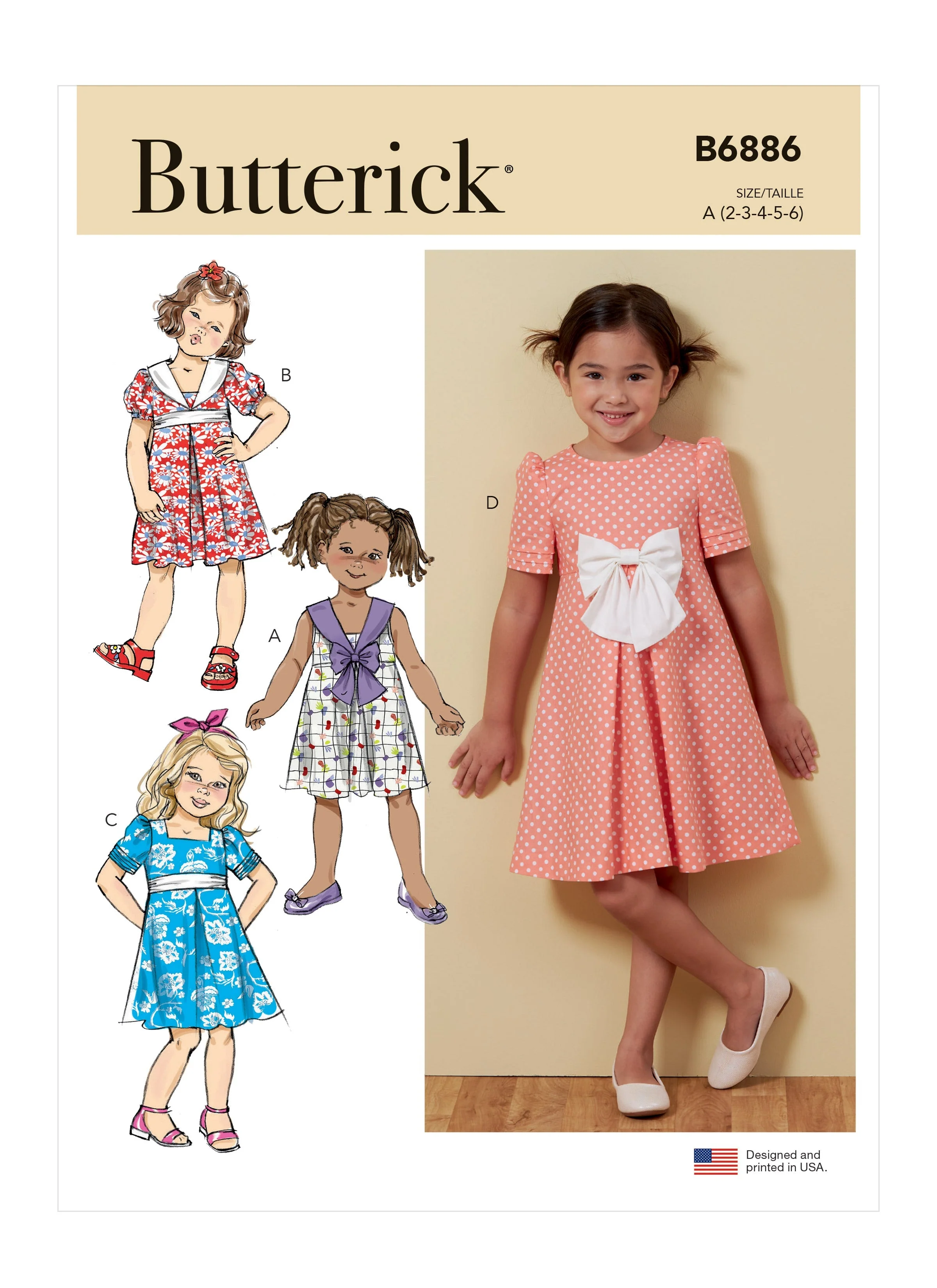 Butterick Pattern B6886 Children