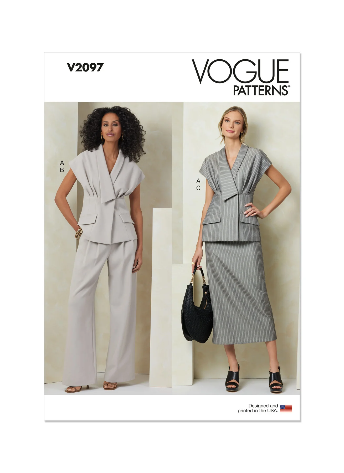 Vogue Pattern V2097 Misses