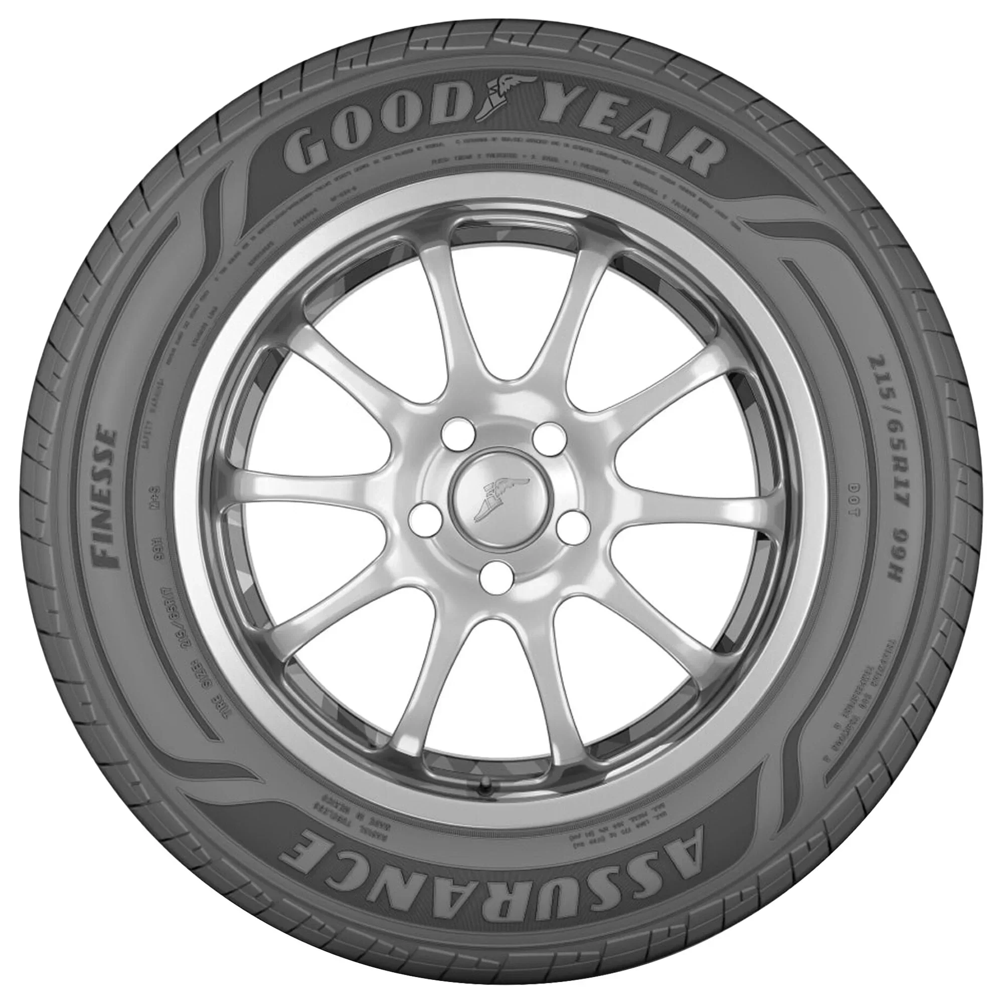 Goodyear Assurance Finesse All-Season 235/55R19 101H Passenger Tire
