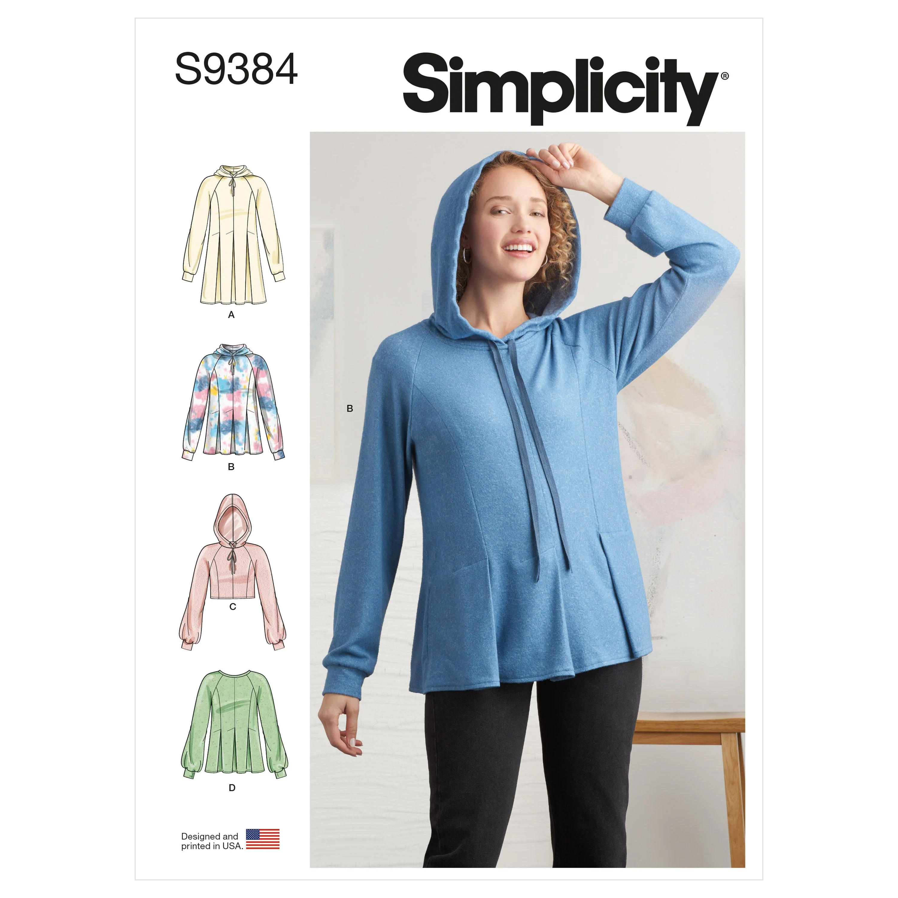 Simplicity Pattern 9384 Misses Sweatshirts