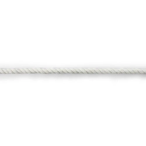 Birch Piping Cord, White - Size 4