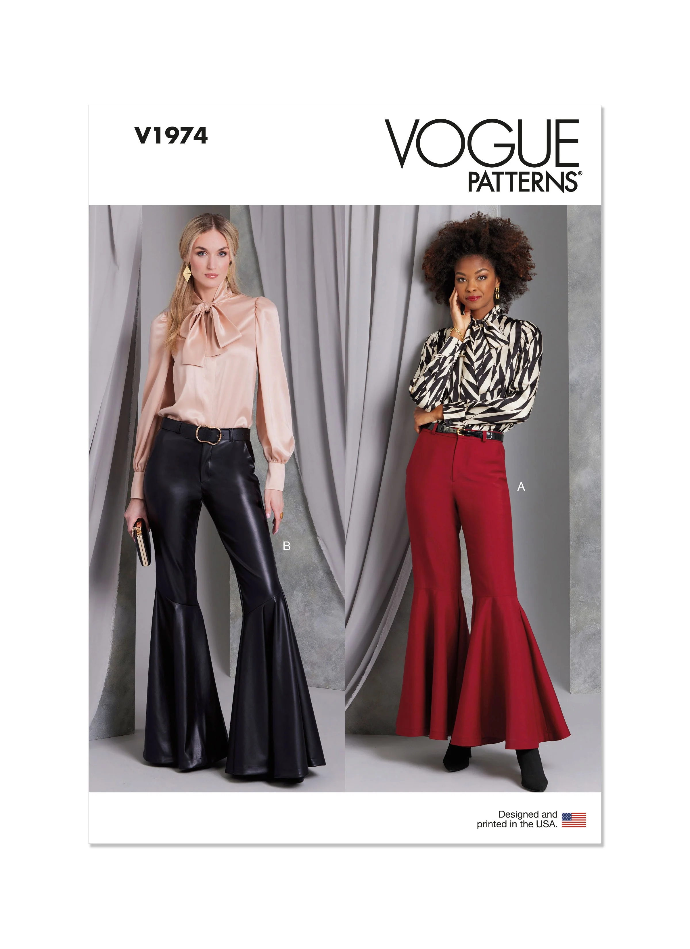 Voguepattern V1974 Misses Skirt Pants