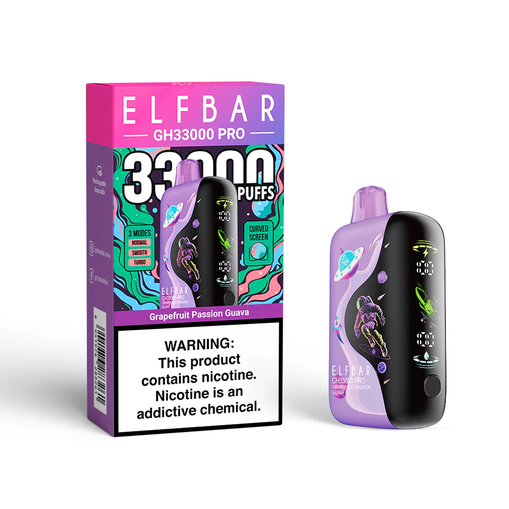 ELFBAR GH33000 PRO oplaadbare wegwerpvape (alle smaken)