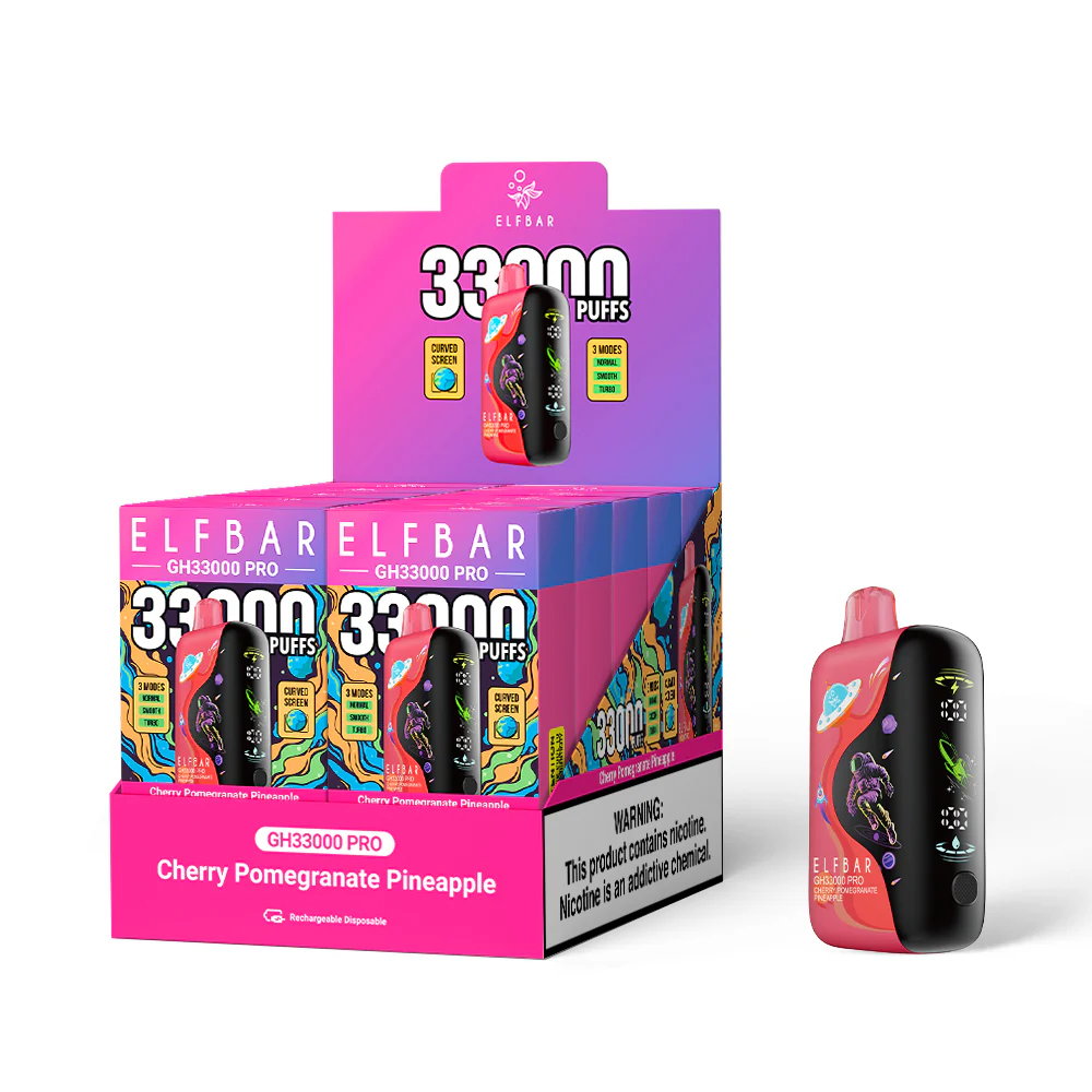 ELFBAR GH33000 PRO oplaadbare wegwerpvape (alle smaken)