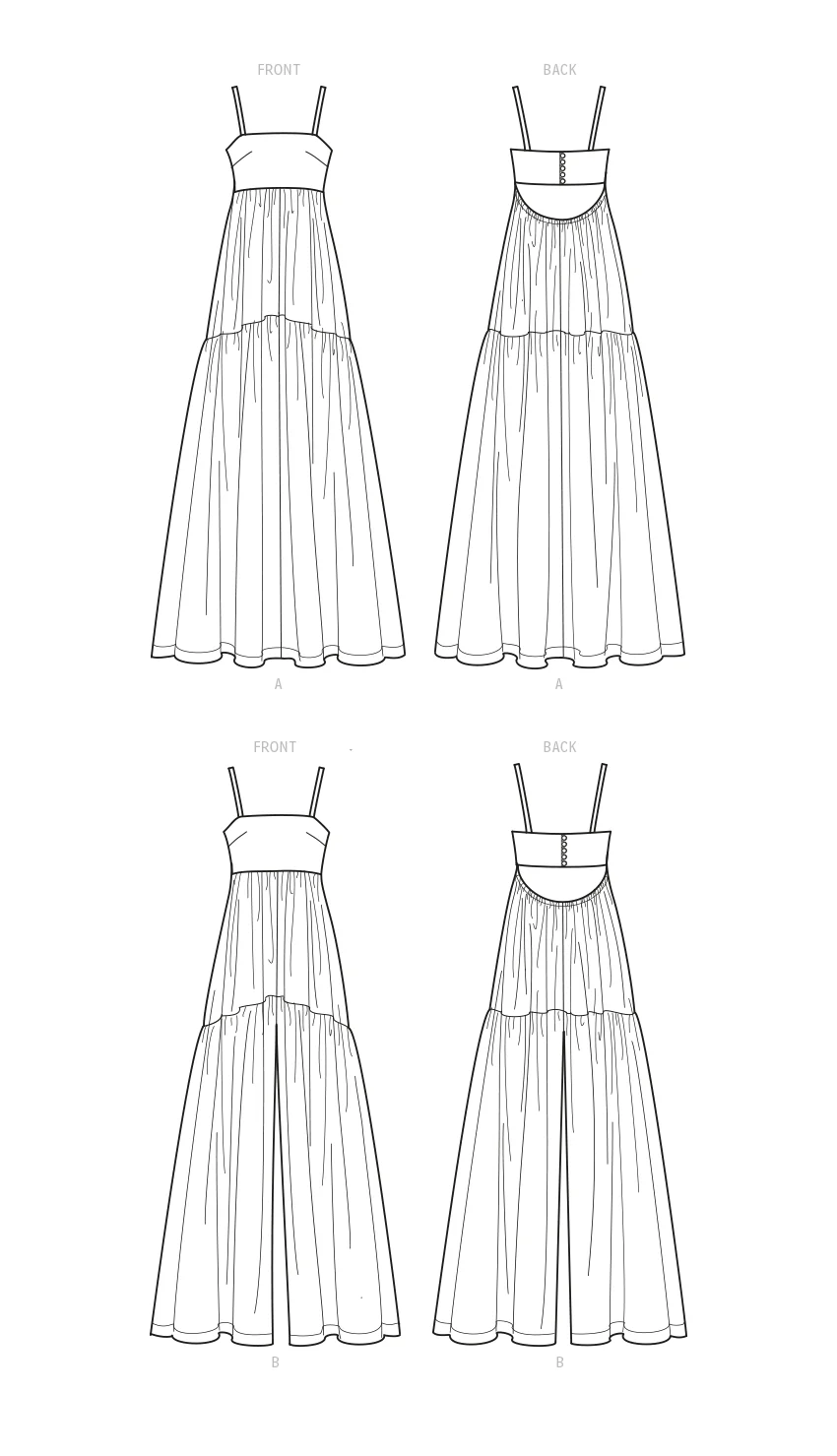 Simplicity Pattern SS9597 Misses' Dress and Jumpsuit by Mimi G