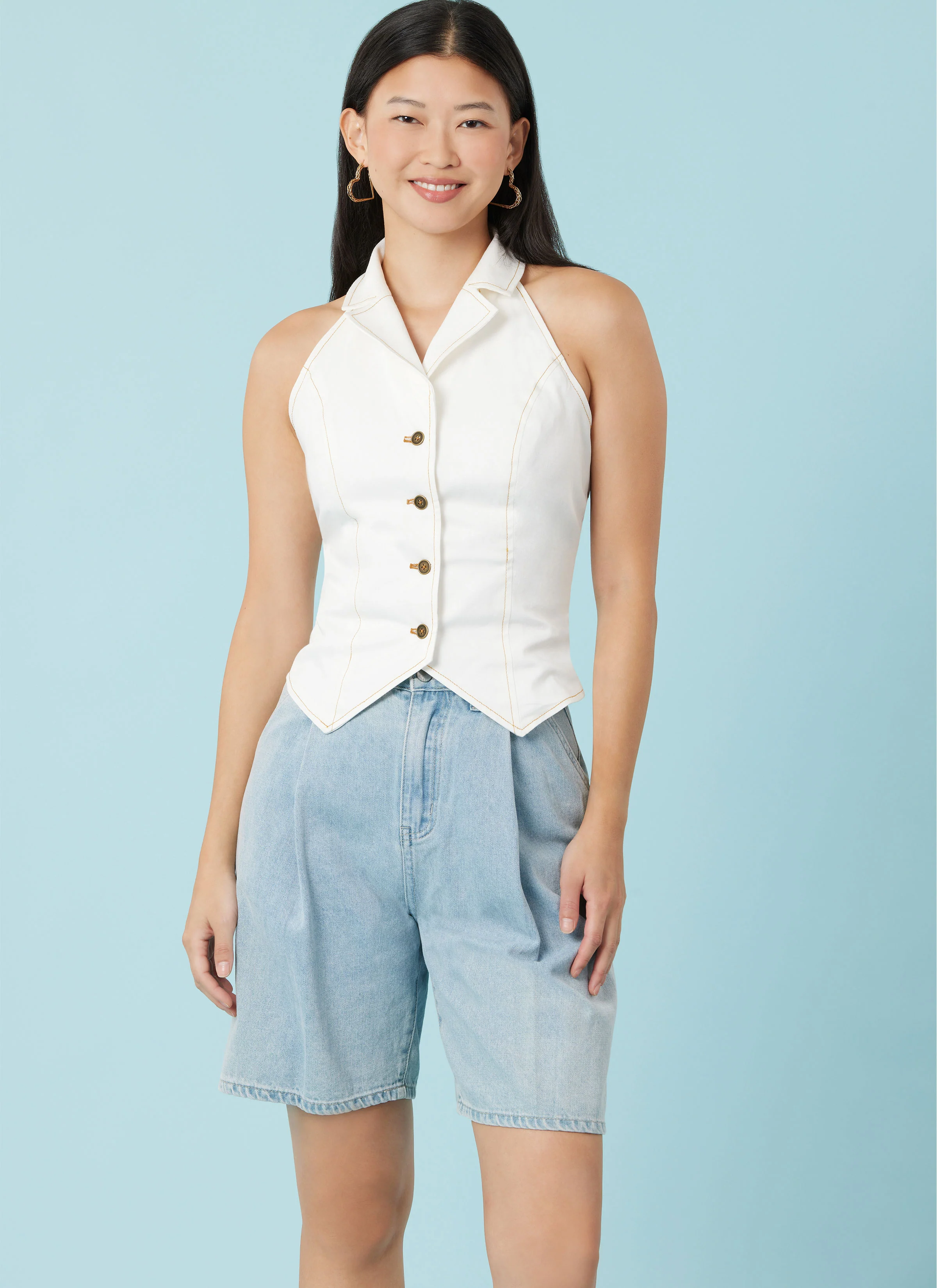 Simplicity Pattern SS3067 Misses' Top Vest