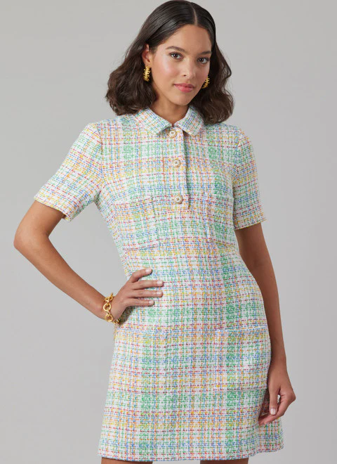 McCall's Pattern M8552 Misses' Dress with Sleeve Variations