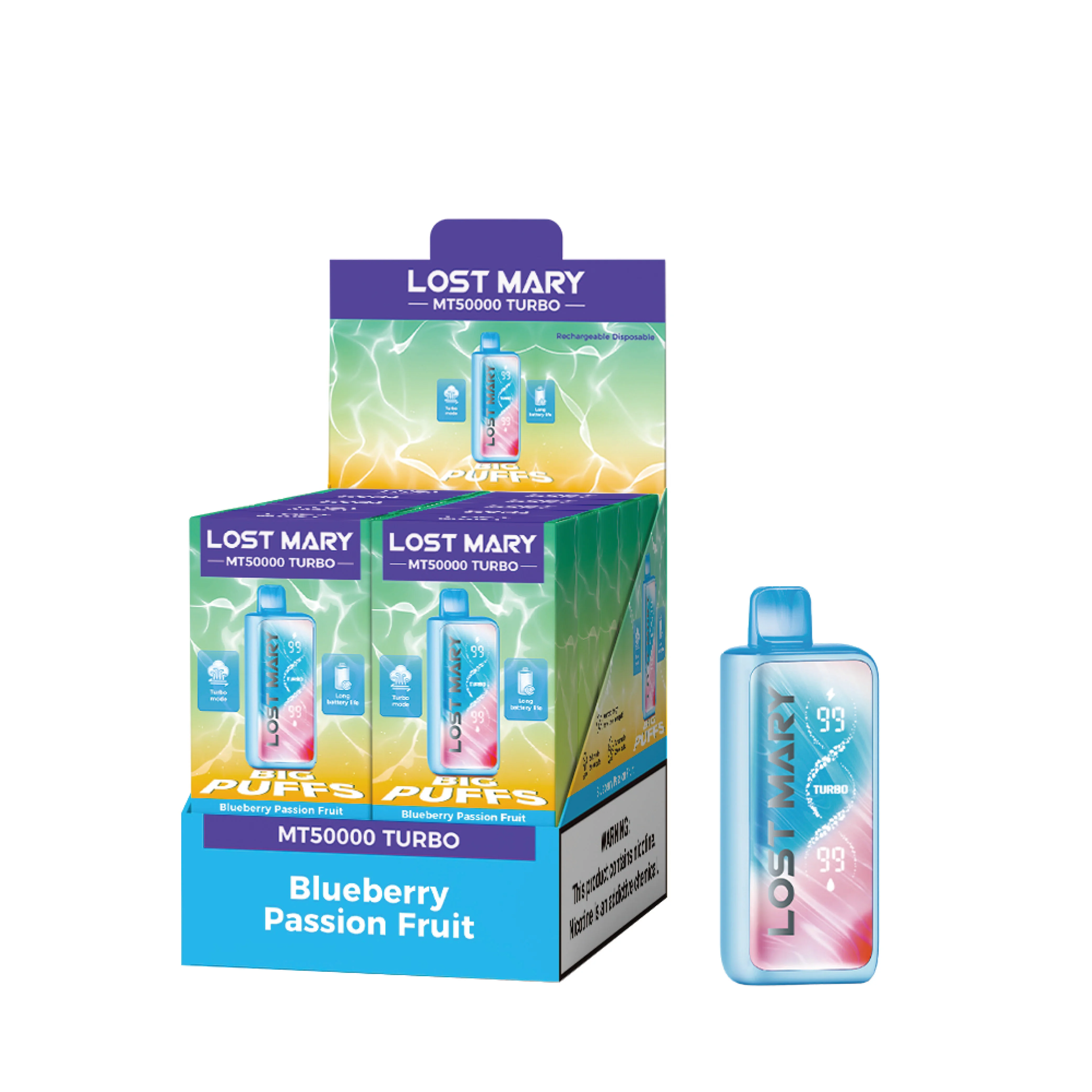 LOST MARY MT50K Turbo oplaadbare wegwerpvape (alle smaken)