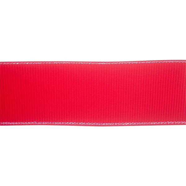 Makr Ribbon, Poppy Red Silver Edge GG- 38mmx3.6m