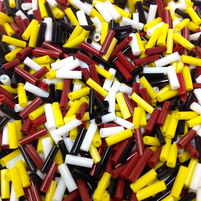 Arbee Bugle Beads, Opaque Mix- 50g