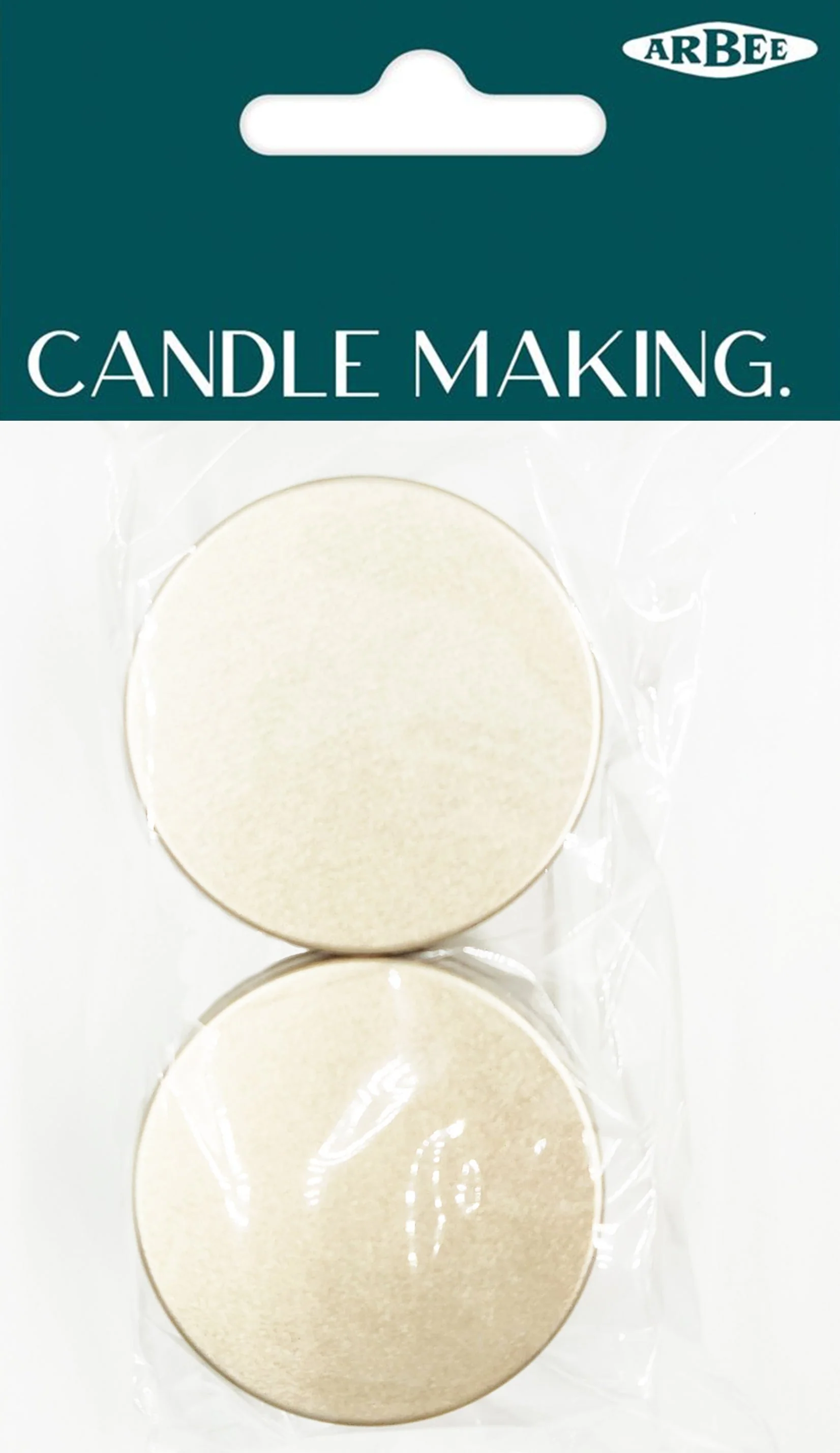 Arbee Candle Tin Round Matte, Gold