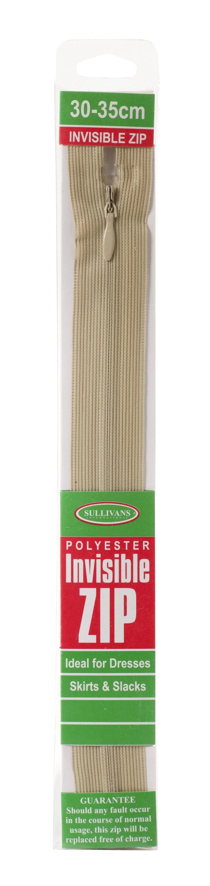 Invisible Zip, Light Beige