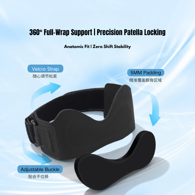 Patellar Band Brace Protection Adjustable Band Compression Support Meniscus Movement Knee Guard Knee Strap