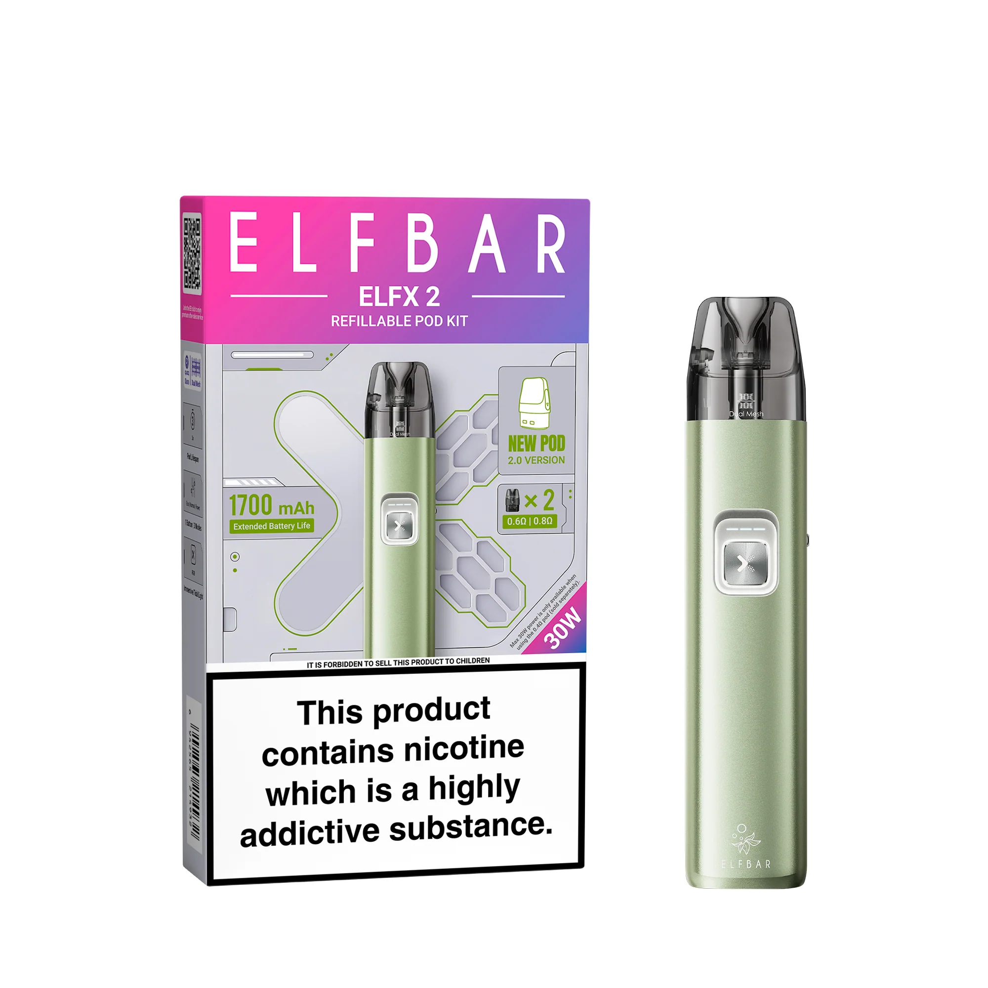 ELFBAR ELFX 2 hervulbare podkit