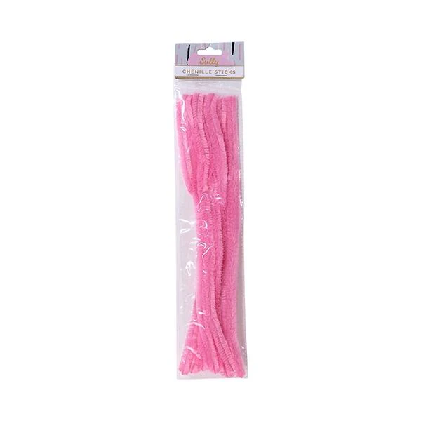 Sullivans Chenilles 8pk, Light Pink- 12mm