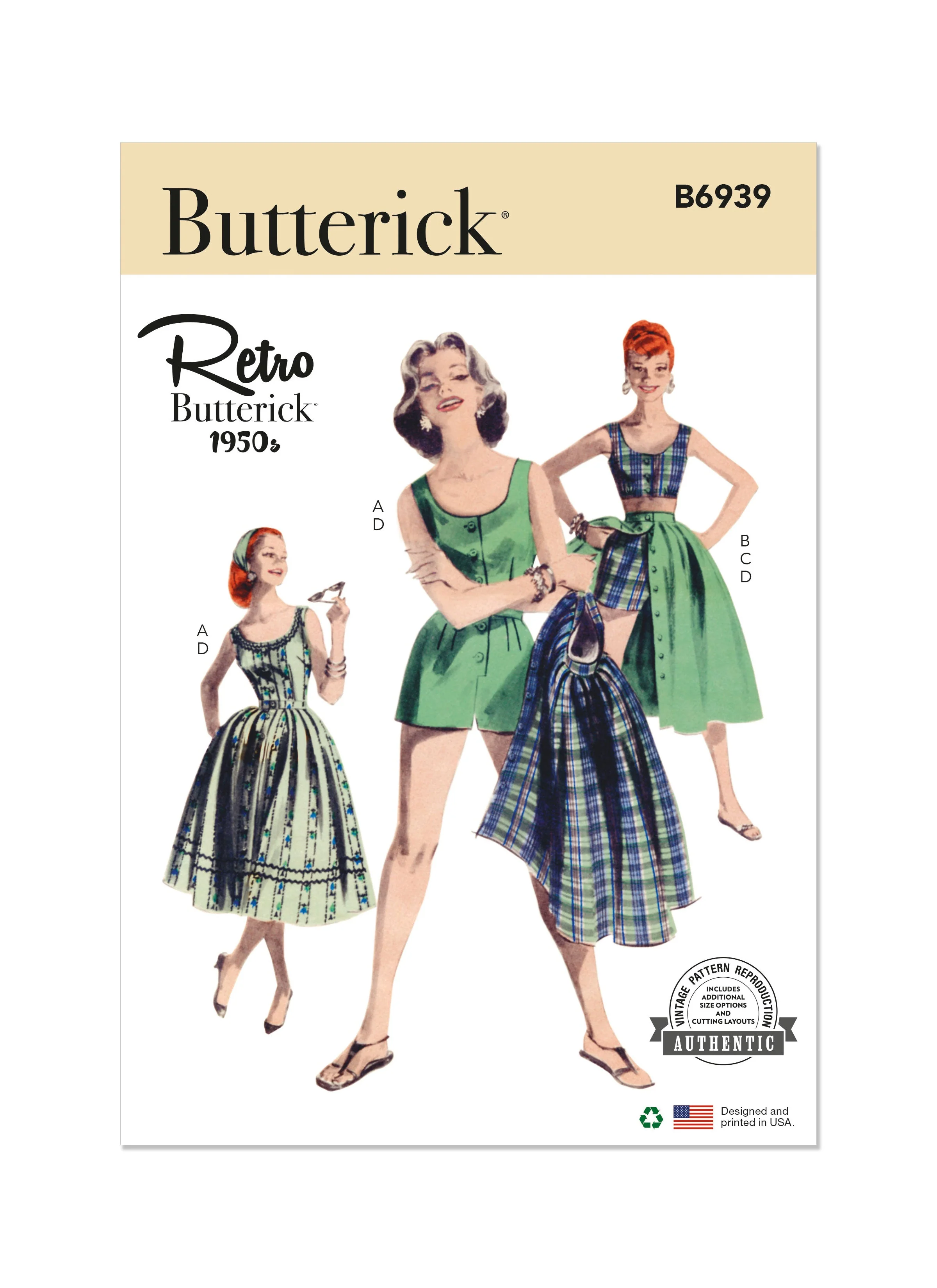 Butterick Pattern B6939 Misses