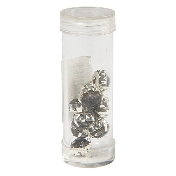 Sullivans Crystal Diamonte Beads, Black- 8x10mm