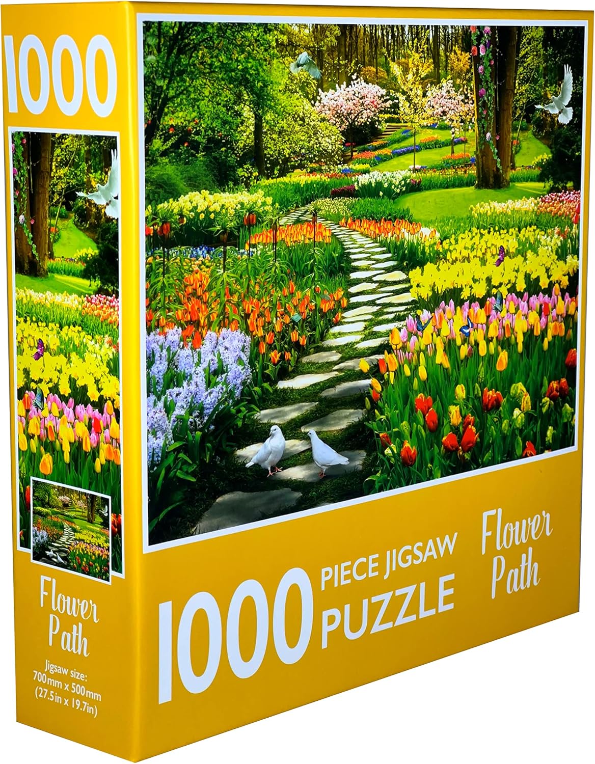 1000-Piece Jigsaw Puzzle, Flower Path