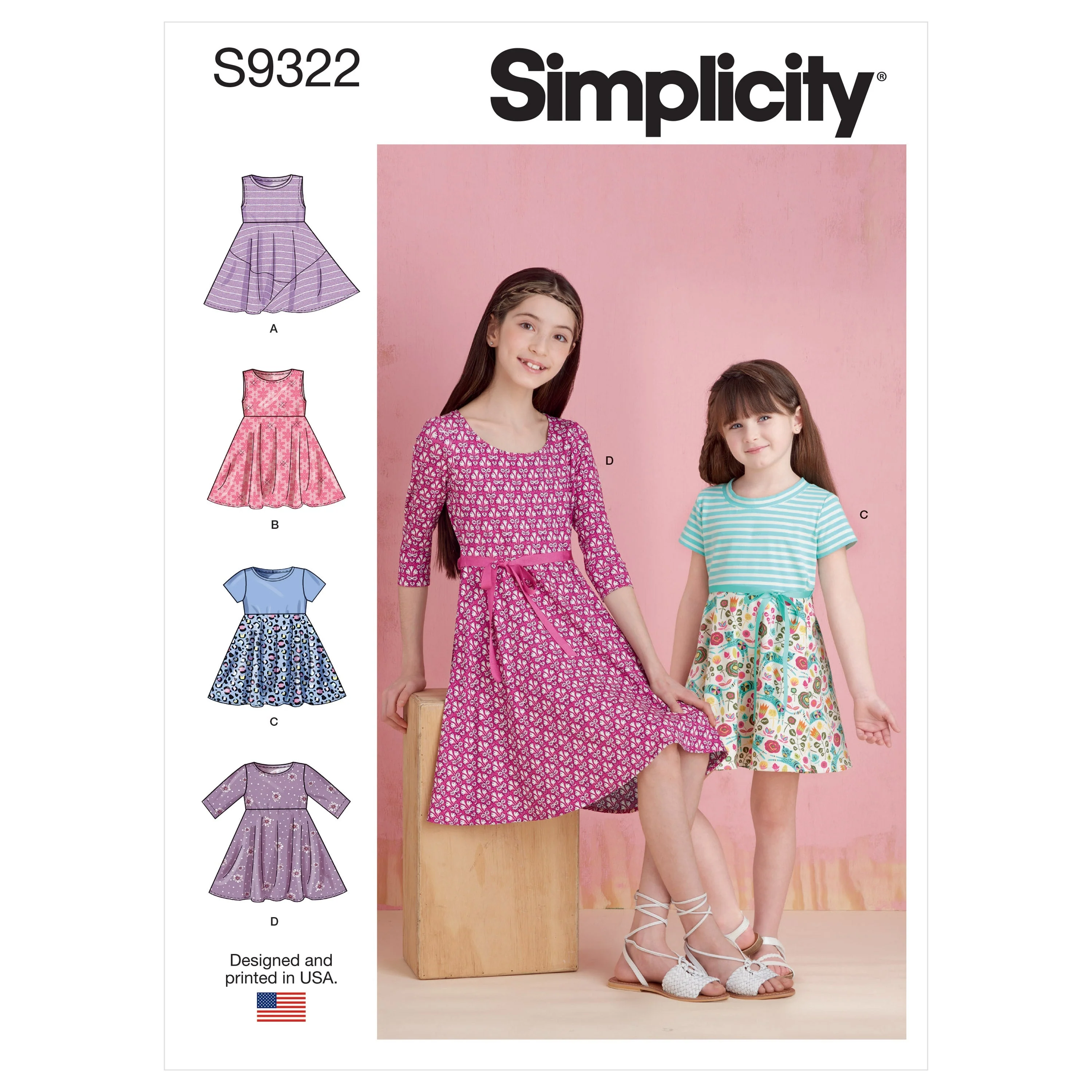 Simplicity Pattern 9322 Children