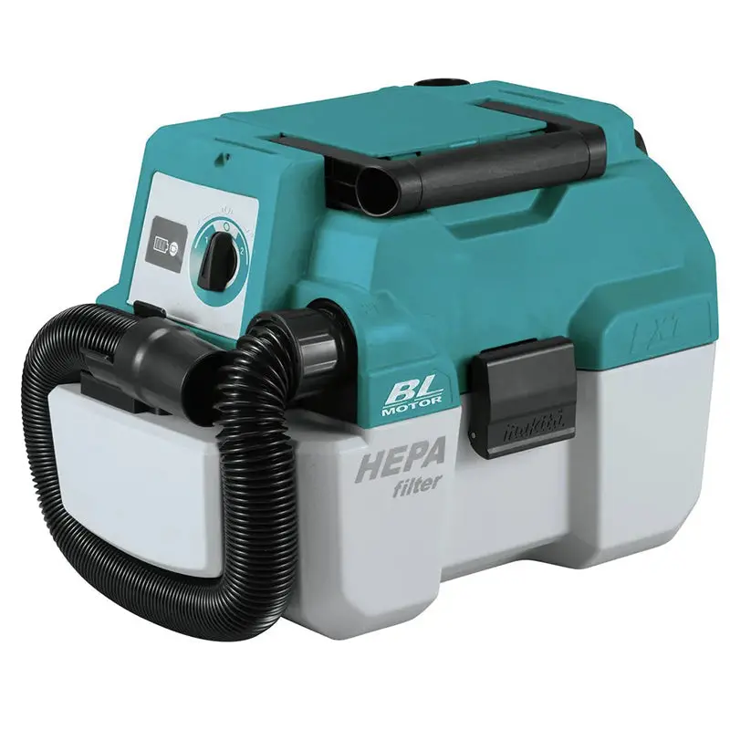 Makita XCV11Z 18 V LXT bezszczotkowy odkurzacz na mokro/sucho z filtrem HEPA o pojemności 2 galonów – tylko urządzenie do odsysania pyłu