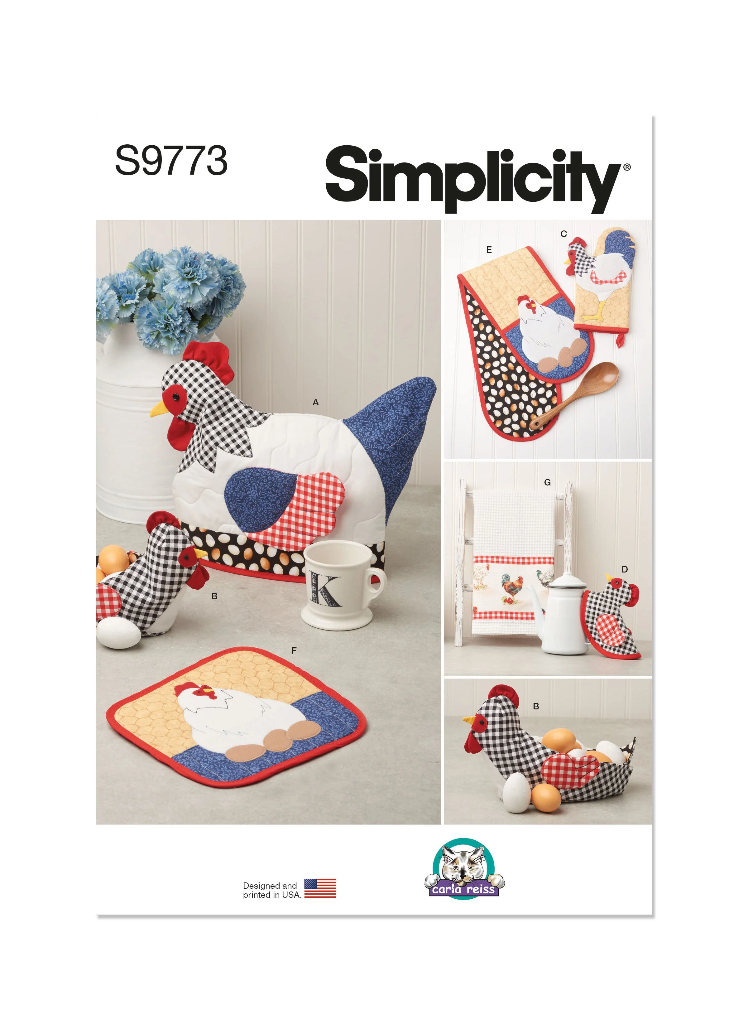 Simplicity Pattern S9773 Kitchen Accessories