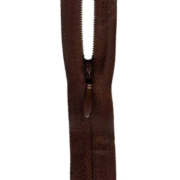 Sullivans Zip Invisible, Brown- 3 mm