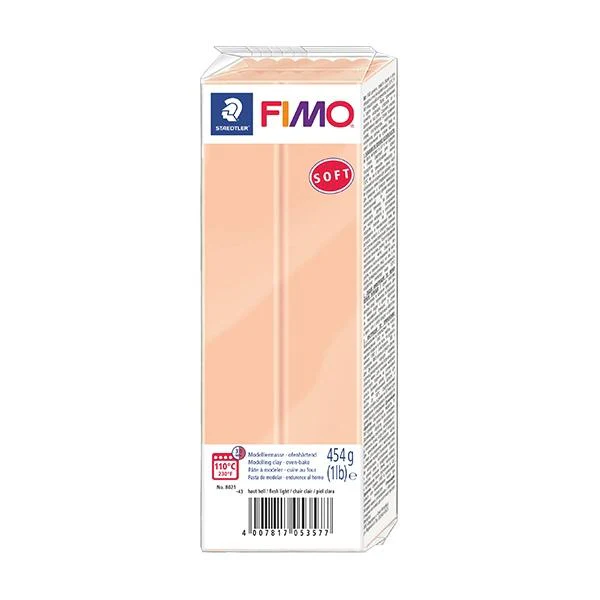 FIMO Block, Pale Pink- 454g