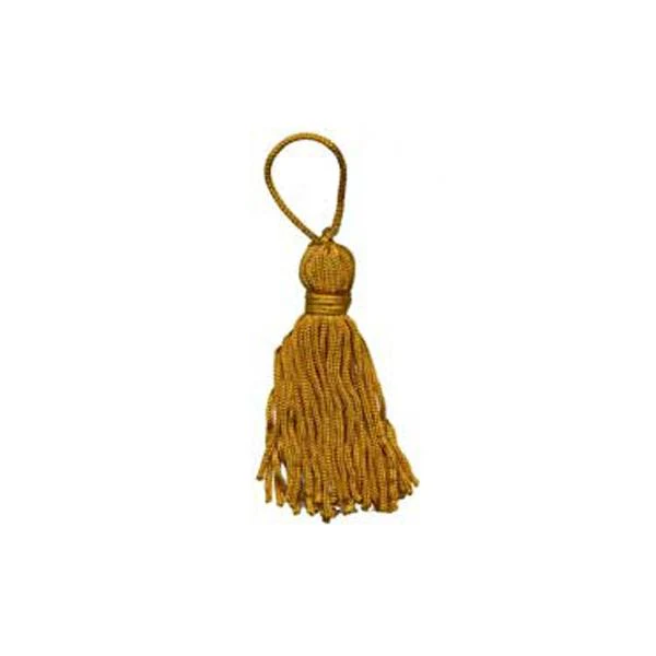 Sullivans Tassel Rayon Chainette, Burnt Gold- 50 mm