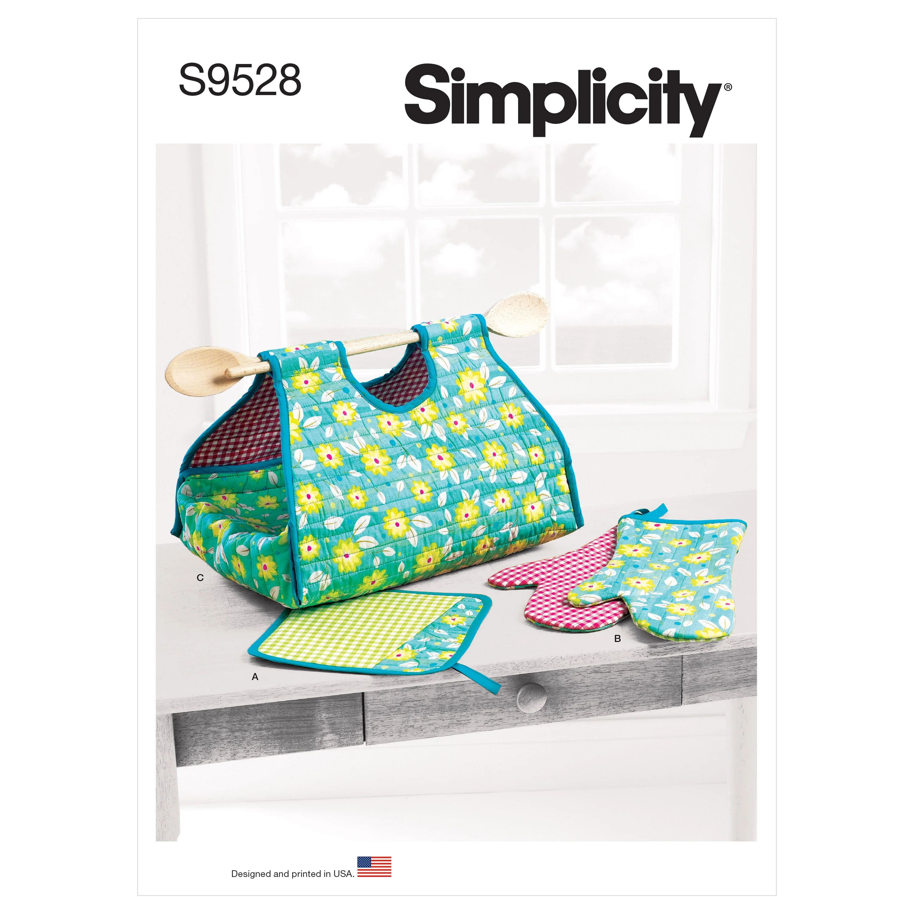 Simplicity Pattern 9528 Mitt, Casserole/Pot Carry