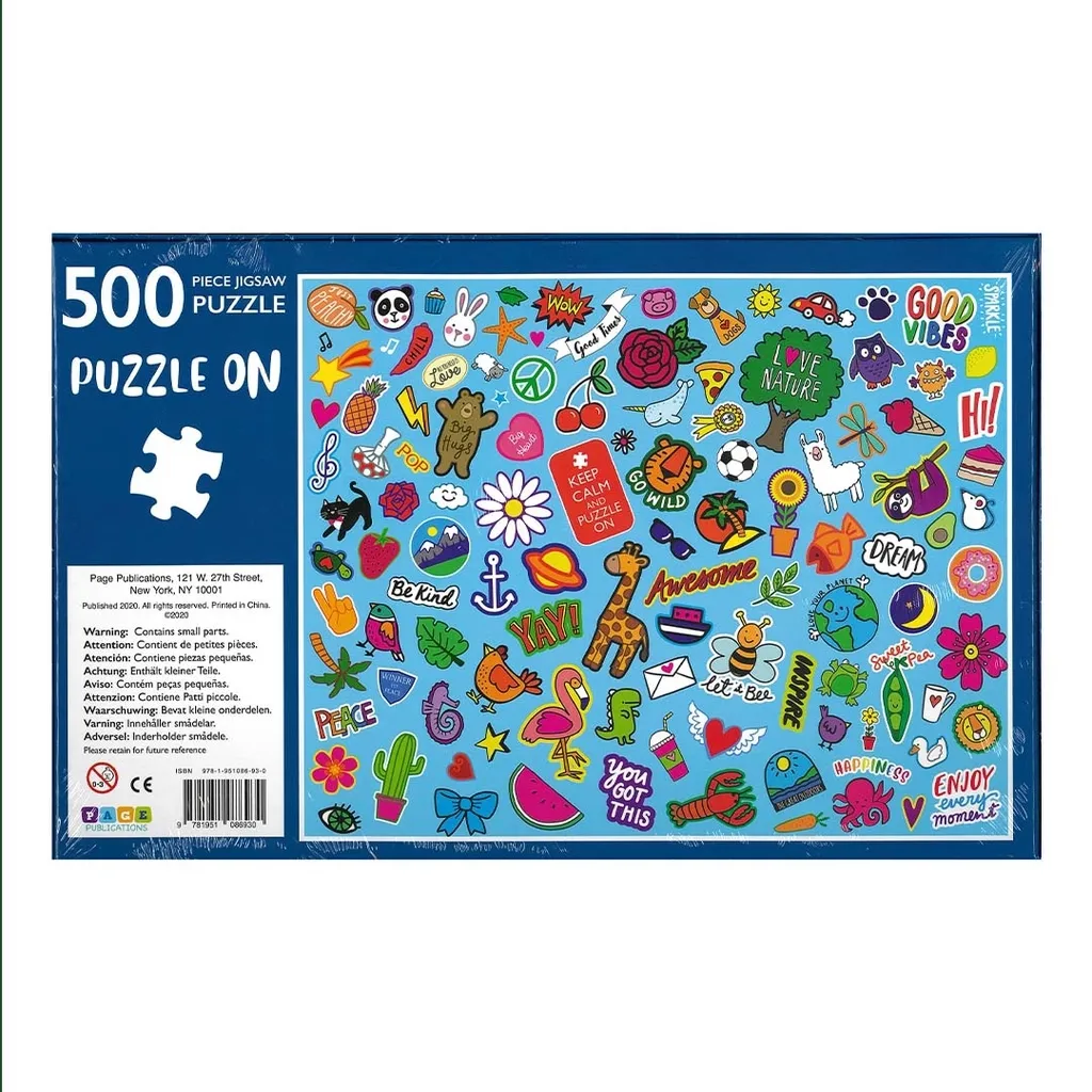 500-Piece Jigsaw Puzzle, Puzzle On
