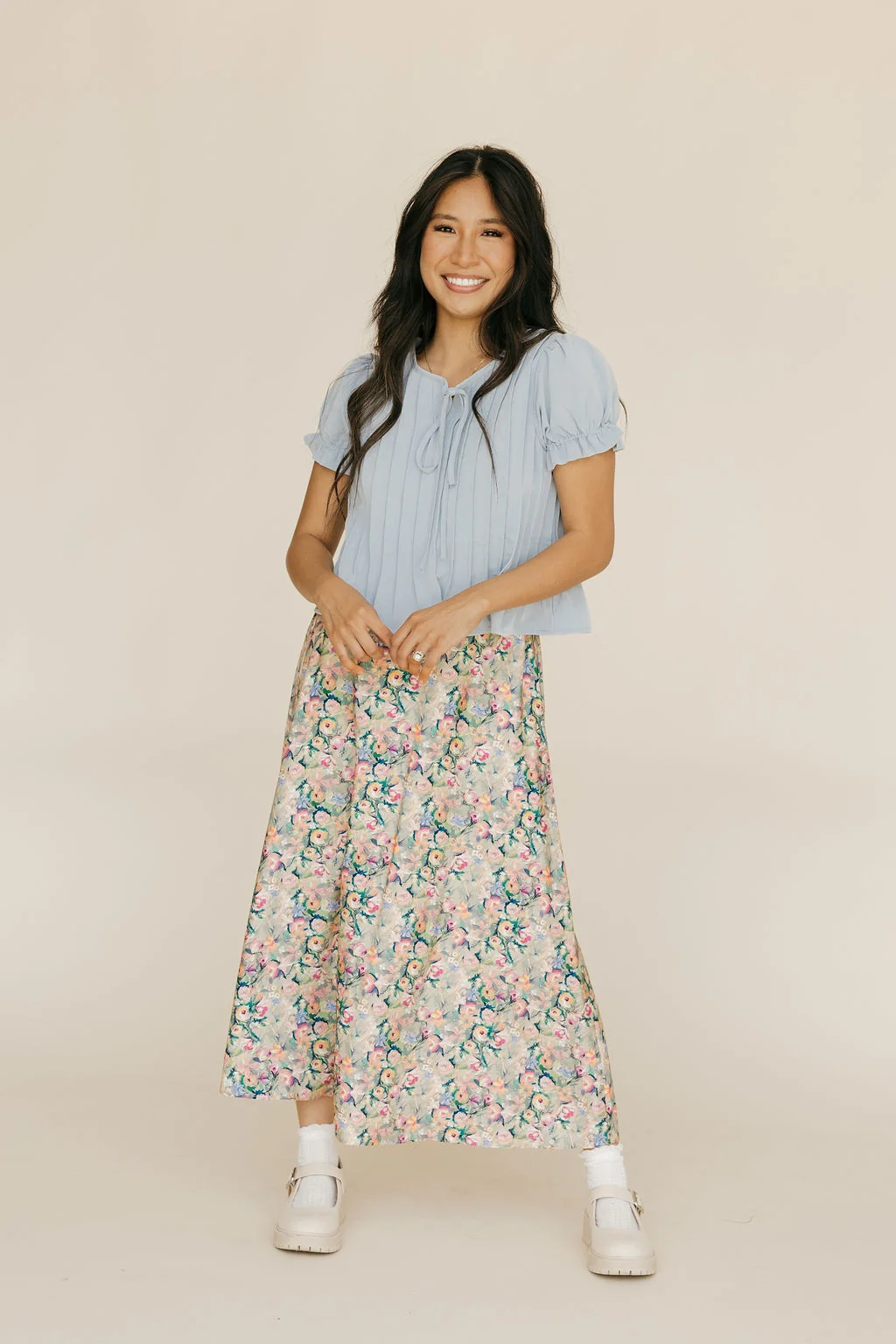 Laine Skirt-Floral Multi