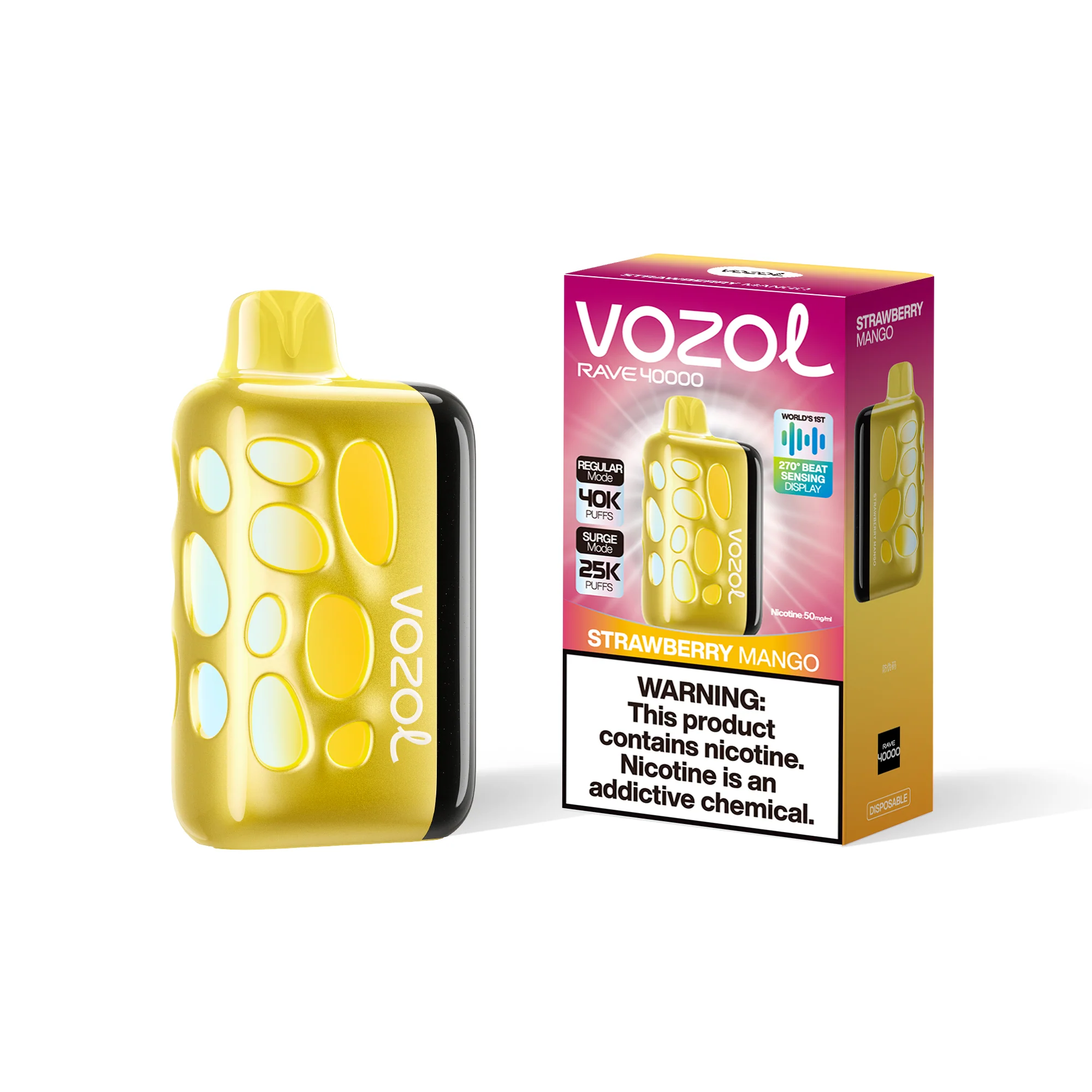 VOZOL RAVE 40K wegwerpvape (alle smaken)