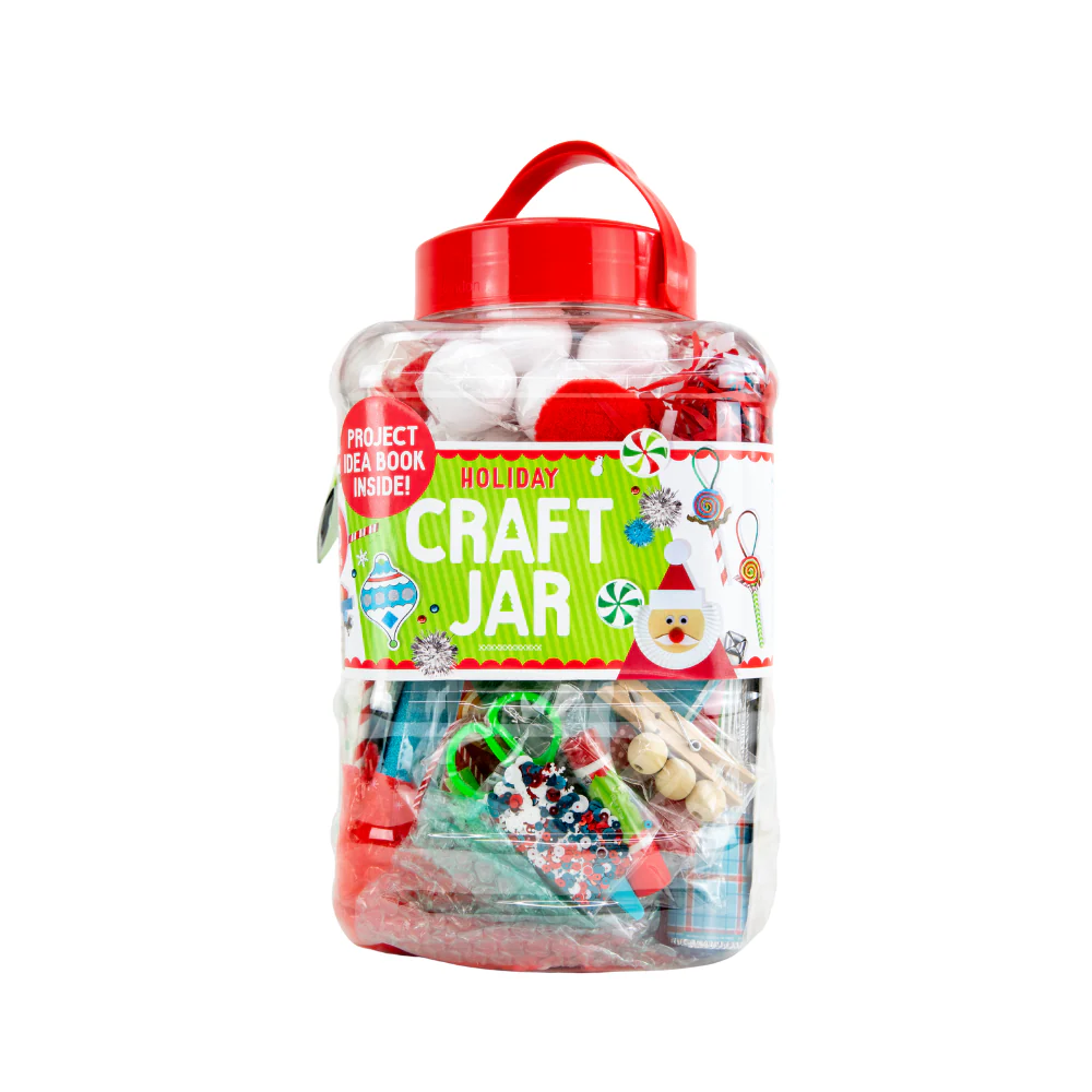 Holiday Craft Jar- 163pce