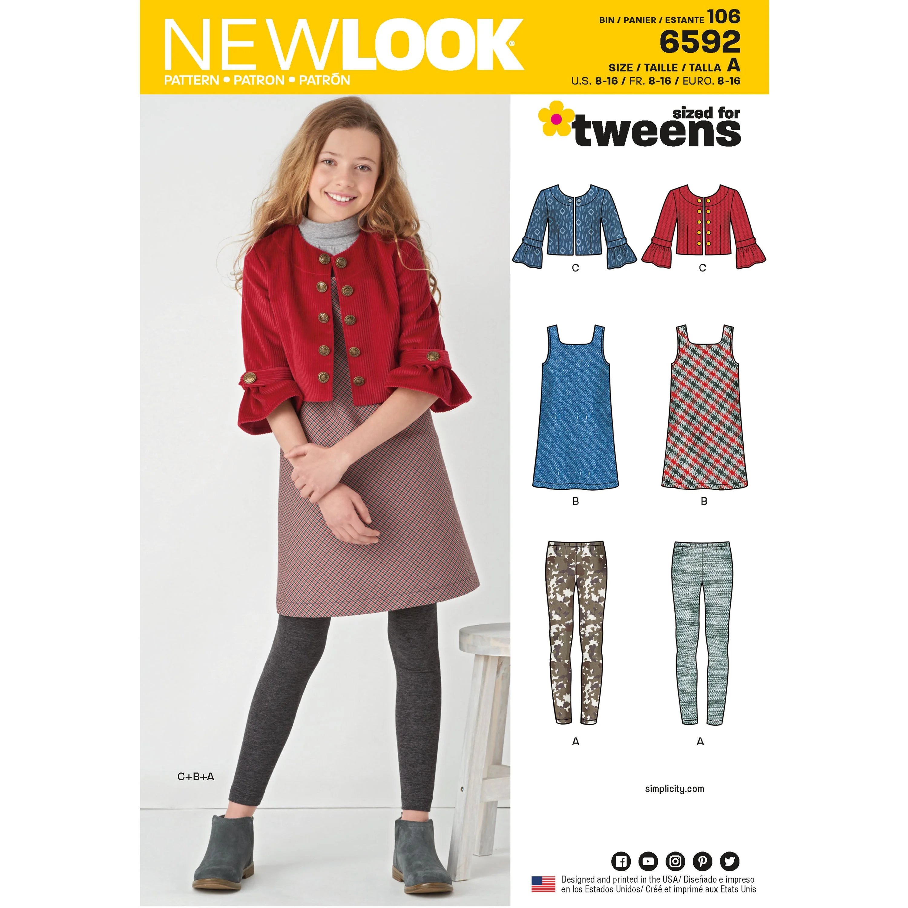 Newlook Pattern 6592 Girl