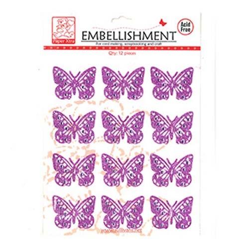Sullivans Bling Sticker, Butterfly- Purple