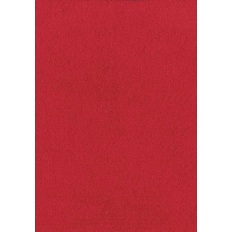 Arbee Stiffen Felt Sheet, Red- A4