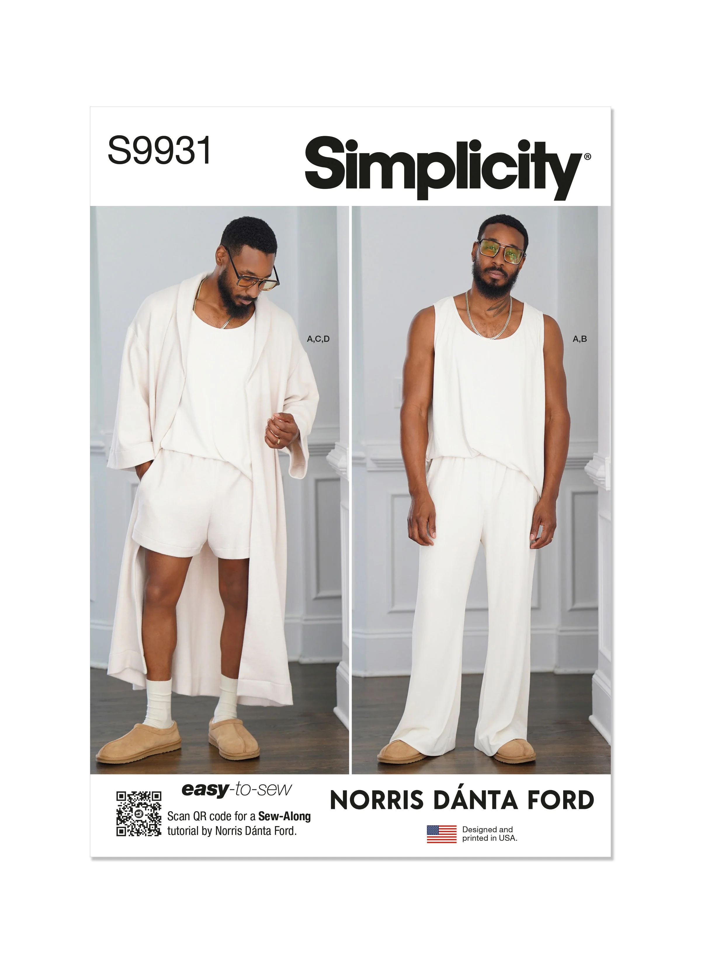 Simplicity Pattern 9931 Men