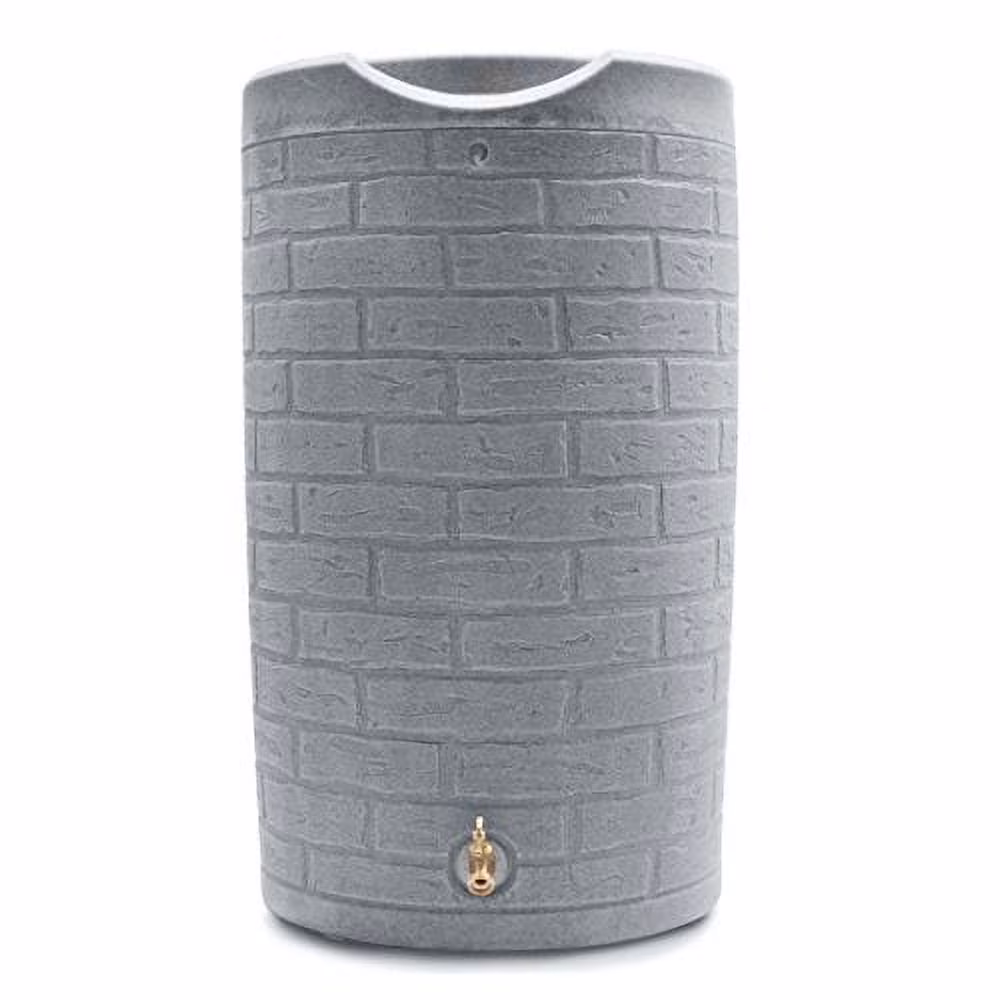 Good Ideas IMP - D50 - DAR Impressions Downton Rain Saver Rain Barrel, 50 Gallon, Dark Granite