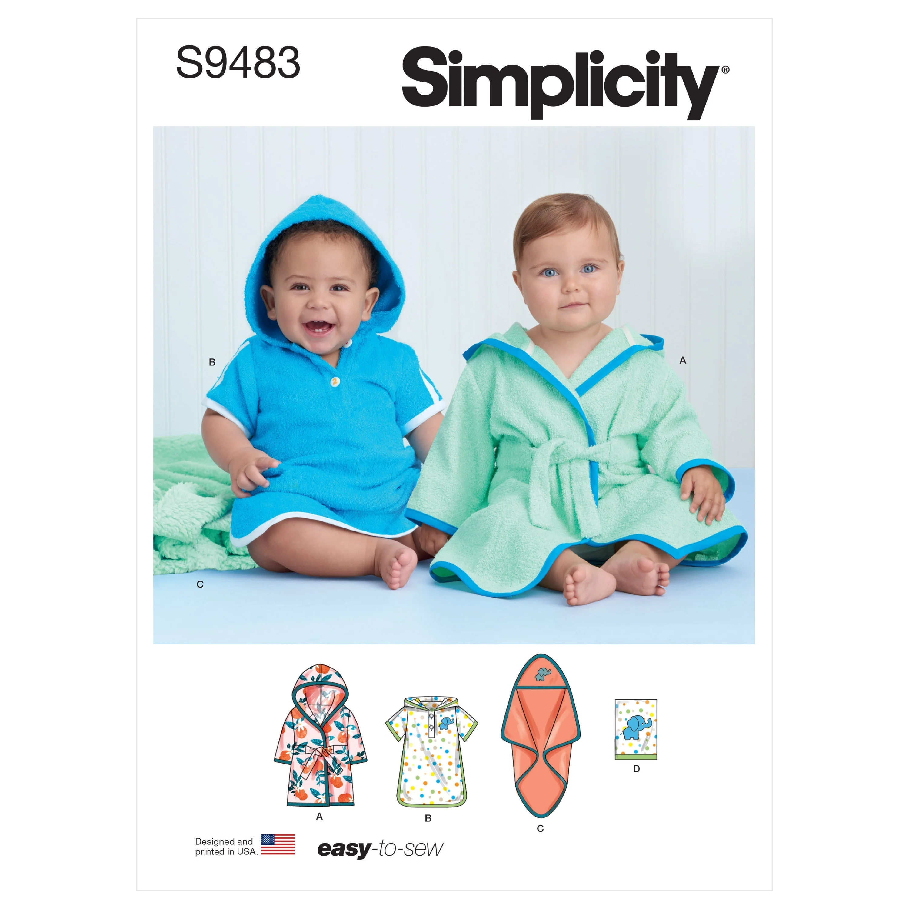 Simplicity Pattern S9483 Babies