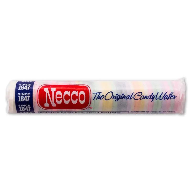 Necco Original Waffle Candies, opakowanie 24 sztuk, rolki 57 g, klasyczny smak, ulubieniec supermarketów